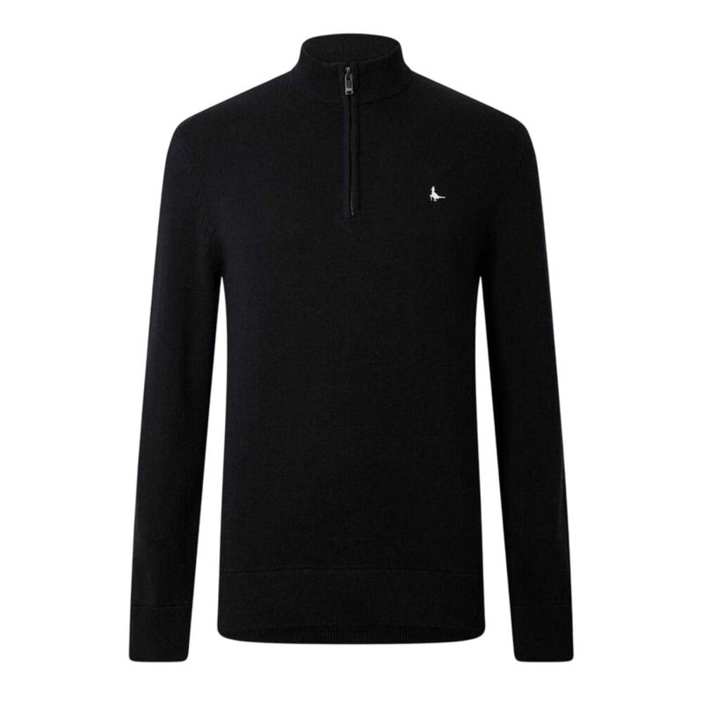 Jack Wills Mens Funnel Neck Sweater / Black